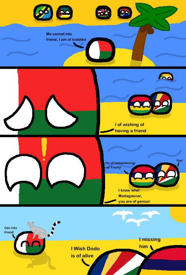 Madagascar of having new friend