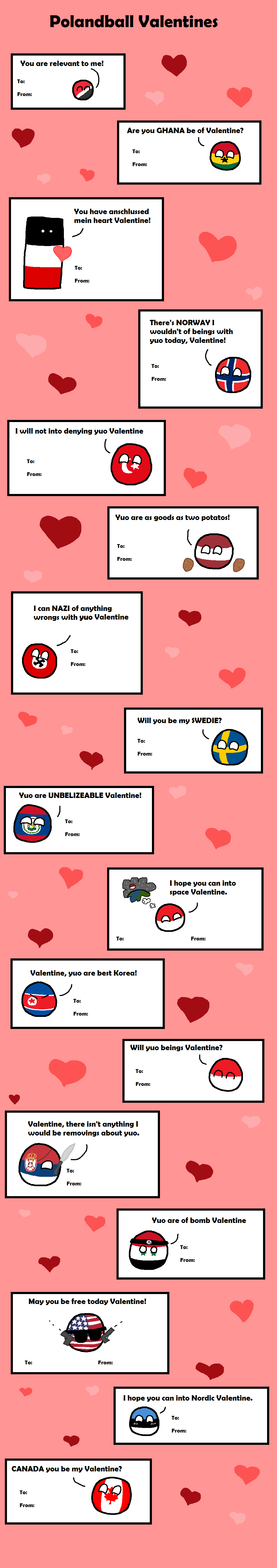 Polandball Valentines